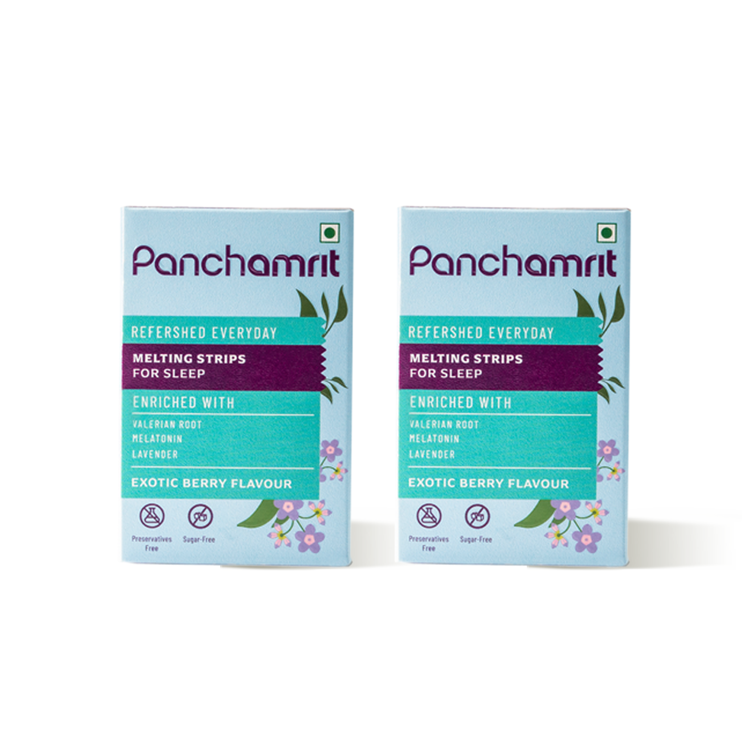 Buy 1 Get 1 FREE | Panchamrit Melting Strip for Sleep | Exotic Berry Flavor